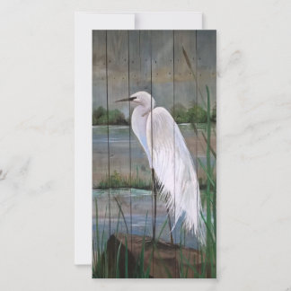 White Heron Karte