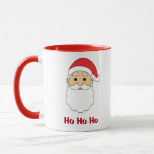 White Ho Ho Ho Santa Claus Frohe Weihnachtsfamilie Tasse