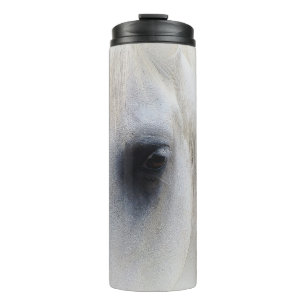 White Horse Head Tumbler Thermosbecher