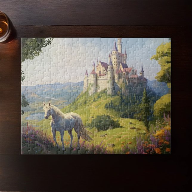 White Horse Verlasse den Fantasy Palace Puzzle (Von Creator hochgeladen)