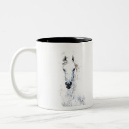 White Horse Zweifarbige Tasse