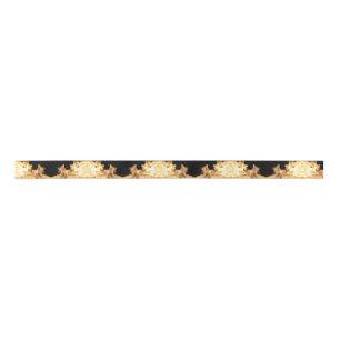 White Hot Flames Satinband
