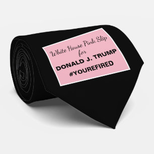 White House Pink Slip for Trump Resistance 2 Krawatte