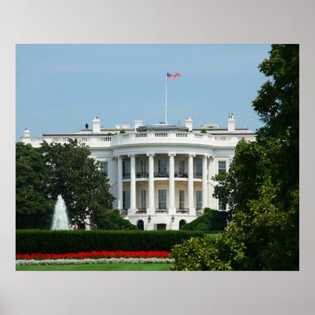 White House Print Poster (Vorne)