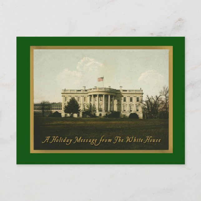 White House Vintage Weihnachten Postcard (Vorderseite)
