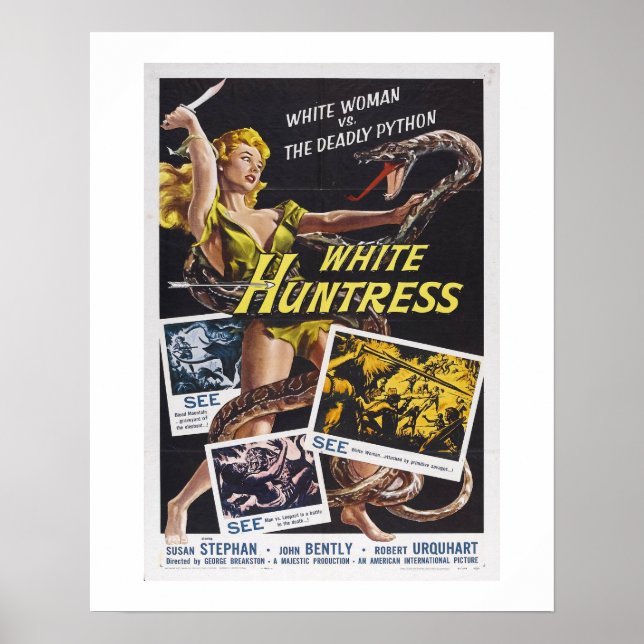 White Huntress Poster (Vorne)