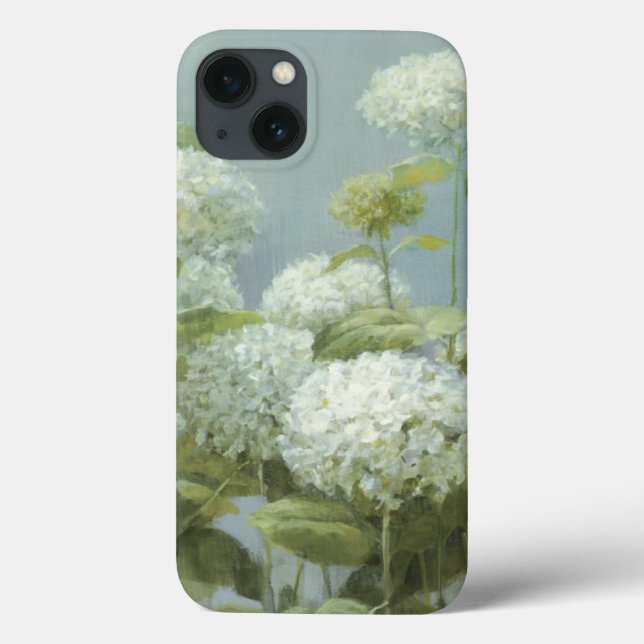 White Hydrangea Garden Case-Mate iPhone Hülle (Rückseite)