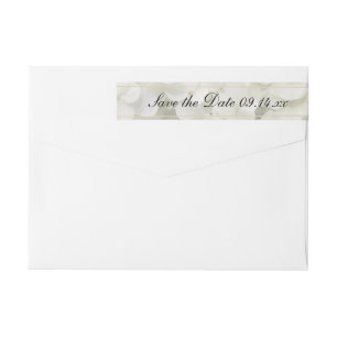 White Hydrangea Hochzeit retten das Datum