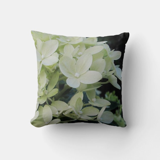 White Hydrangea | Kissen (Vorderseite)