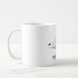 White Ibis auf eine Tasse