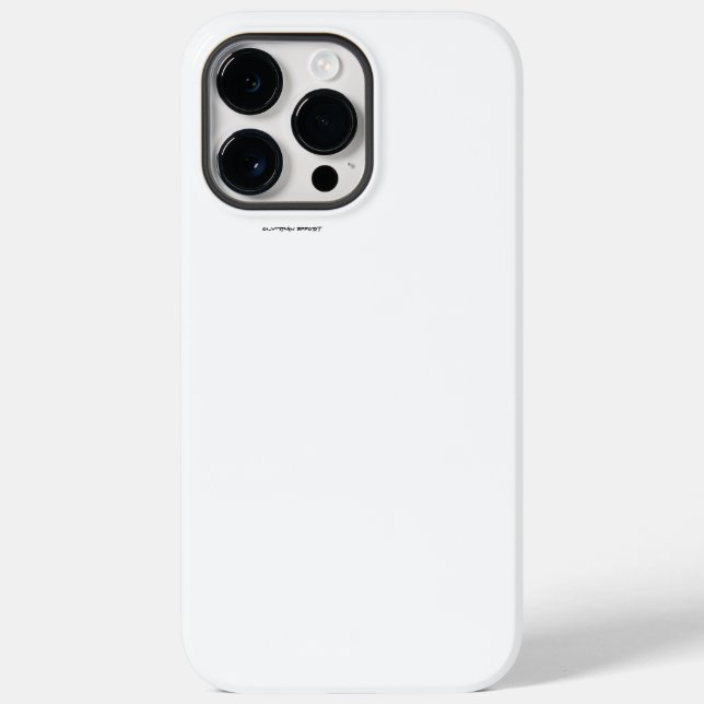 White IPhone Cases - Olympian Effort Designs (Rückseite)