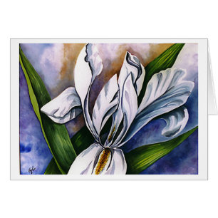 White Iris 2 von Barbara Beck-Azar