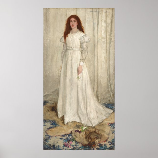 White - James McNeill Whistler Fine Art Poster (Vorne)