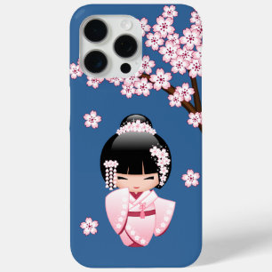 White Kimono Kokeshi Doll - Niedlich Geisha Girl Case-Mate iPhone Hülle