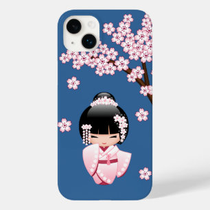 White Kimono Kokeshi Doll - Niedlich Geisha Girl Case-Mate iPhone 14 Plus Hülle