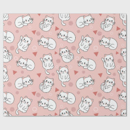 White Kitchen Nahtloses Design Geschenkpapier