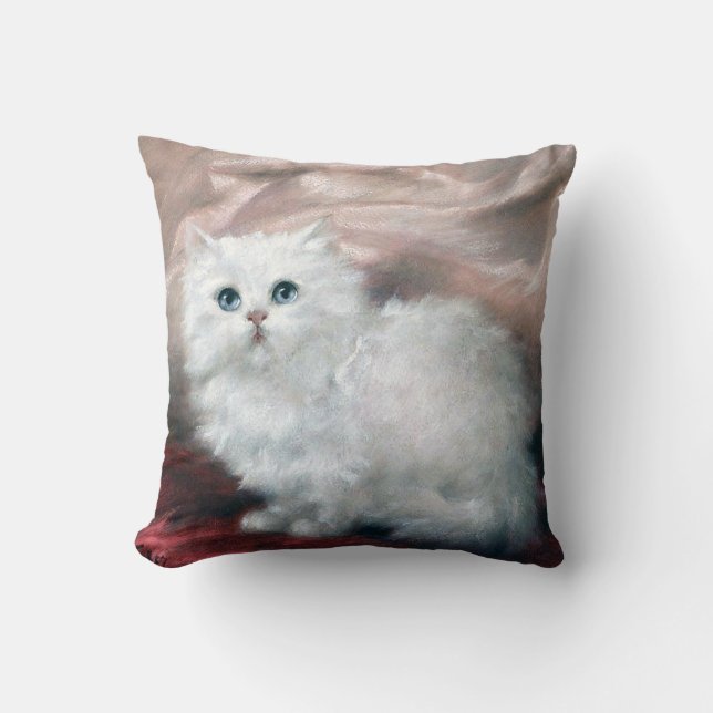 White Kitten, Carl Kahler Kissen (Vorderseite)