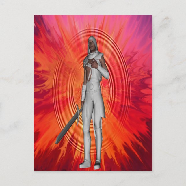 White Knight Postkarte (Vorderseite)