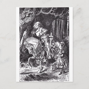 White Knight Postkarte