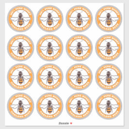 White-Label-Aufkleber für die White-Label-Logos vo Aufkleber