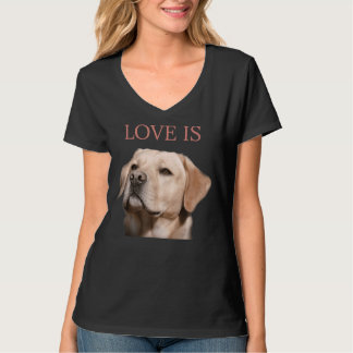 White Labrador Retriever Yellow Liebe Labrador T-Shirt