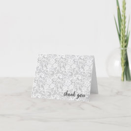 White Lace on Silver Danke