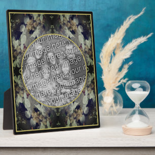 White Lacecap Hydrangea Fügen Sie Ihr Foto hinzu Fotoplatte