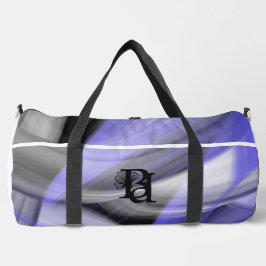 White Large Gym Bag Trend Abstrakt Lavendel Violet Duffle Bag