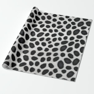 White Leopard Elegante Moderne Luxuskollektion Geschenkpapier