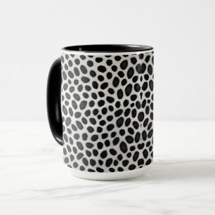 White Leopard Elegante Moderne Luxuskollektion Tas Tasse
