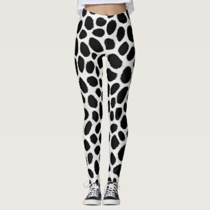 White Leopard Elegante Trendy Luxury Collection Leggings