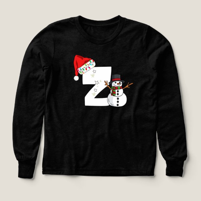 White letter z christmas gift  (Design Vorderseite)