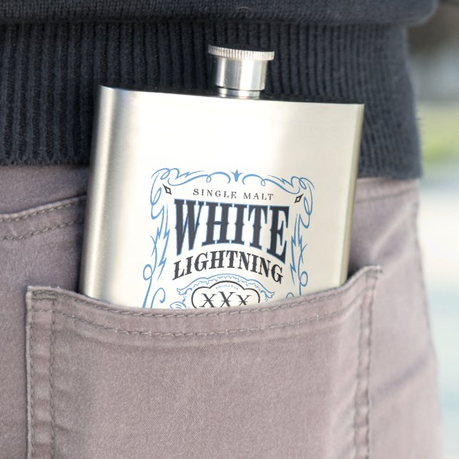 White Lightning Sour Mash Whisky Flachmann (Beispiel)