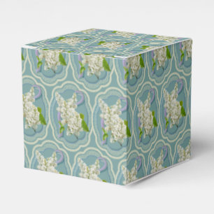 White Lilac Blume Gerahmt Green Romantic Geschenkschachtel