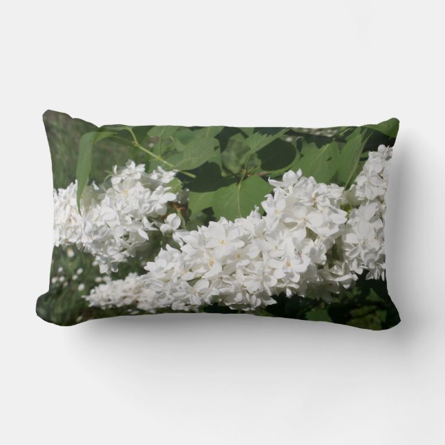 White Lilac Pillow Lendenkissen (Vorderseite)