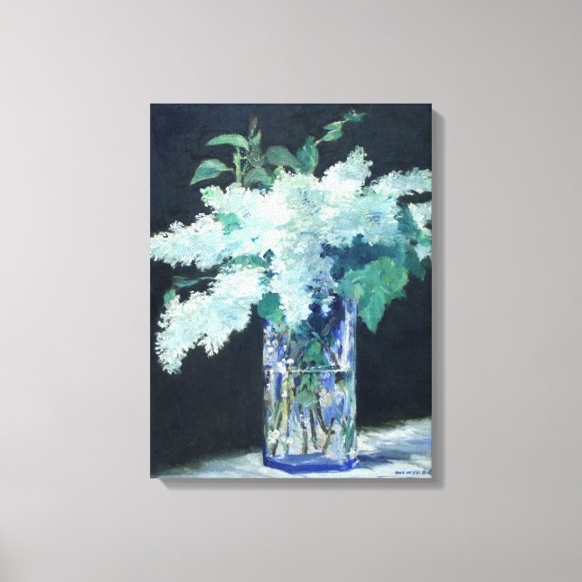 White Lilac von Edouard Manet Leinwanddruck (Vorderseite)