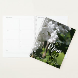 White Lilacs Day Mama Planner Planer