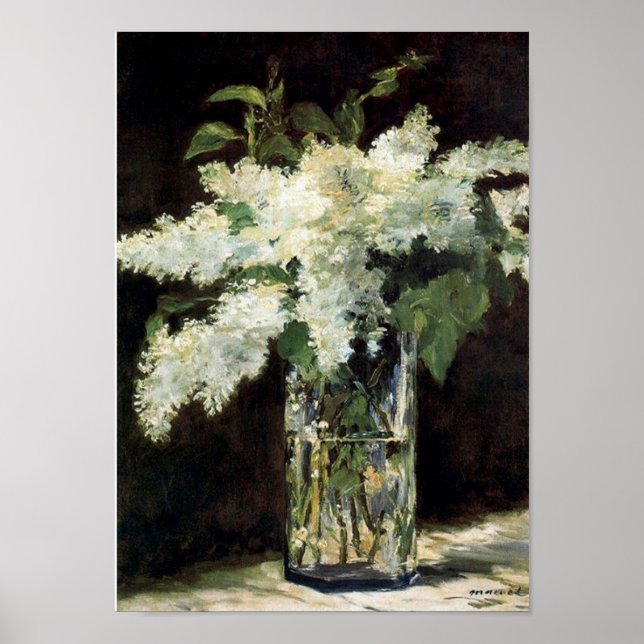 White Lilacs Poster (Vorne)