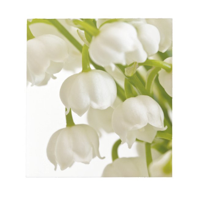 White Lilies Notizblock (Vorderseite)