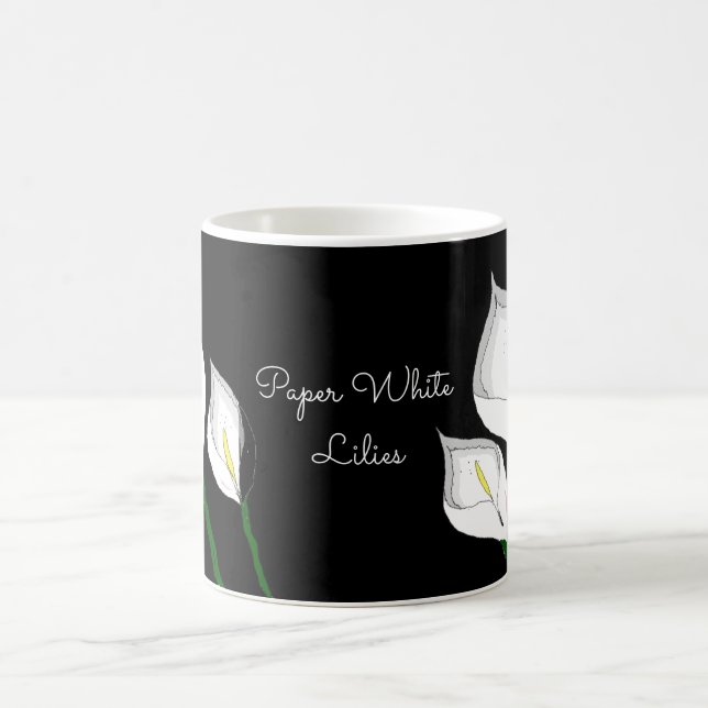 White Lilies Tasse (Mittel)
