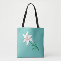 White Lily Blume Minze Green