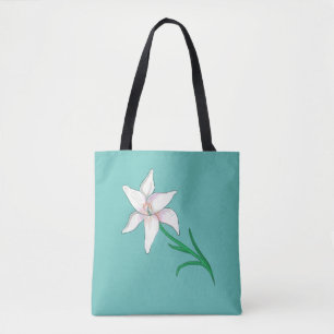 White Lily Blume Minze Green