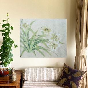 White Lily Fotodruck