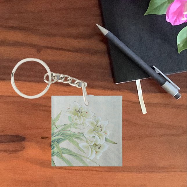White Lily Schlüsselanhänger (Von Creator hochgeladen)