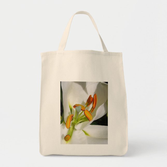 White Lily Tragetasche (Vorne)
