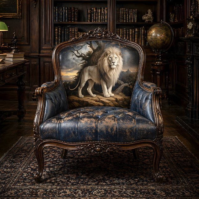 White Lion Majestät Decoupage Seidenpapier (White Lion Majesty Decoupage Tissue Paper)