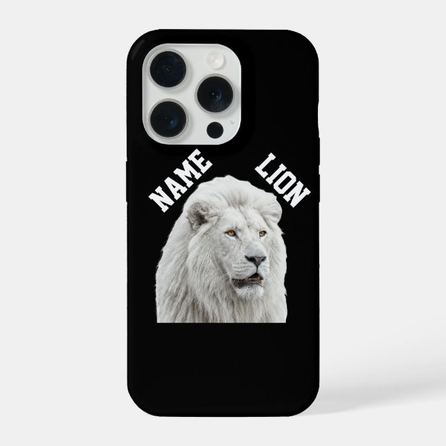 White Lion Phone case iPhone Hülle (Rückseite)