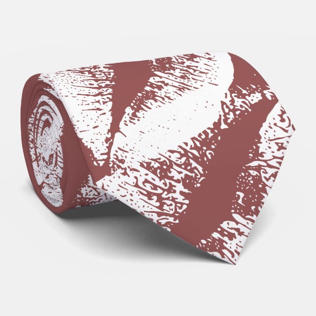 White Lips #9 Krawatte (Gerollt)