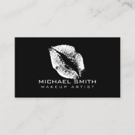 White Lips Makeup Artist Visitenkarte