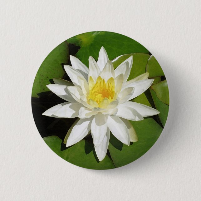 White Lotus Button (Vorderseite)